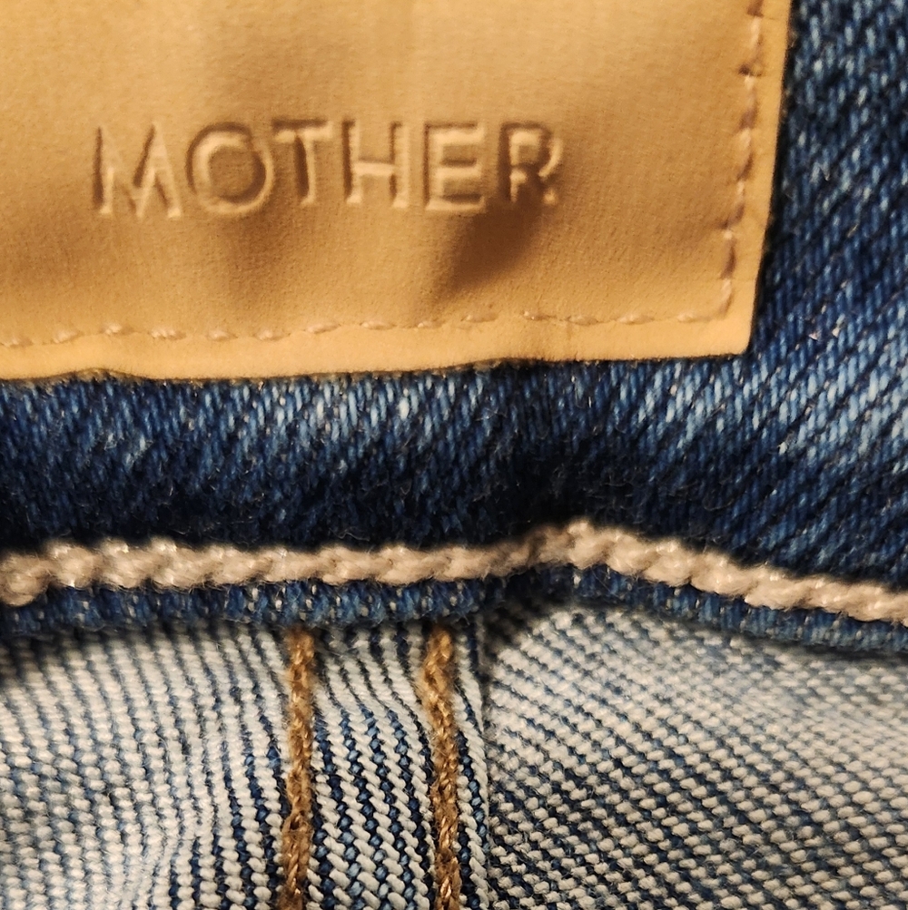MOTHER Mid Rise The Rascal Ankle‎ Fray Jeans - Picture 6 of 8